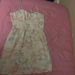 light pink medium length dress, size M